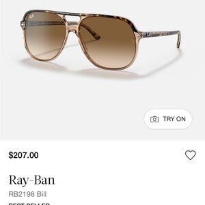 Ray-Ban RB 2198 Bill Havana Sunglasses